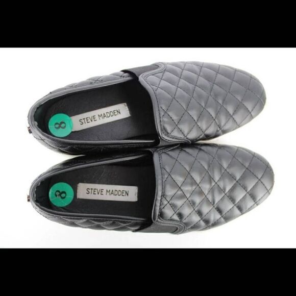 Steve Madden Womens Endell Black Casual Flats Size 8 (1581750). - Picture 4 of 11